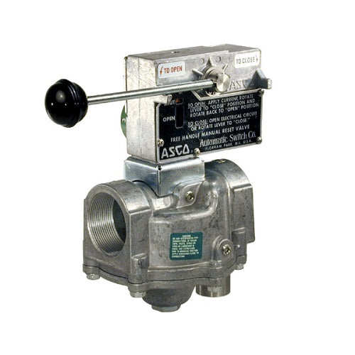 ASCO 044 (8044) Manual Reset Gas Shut Off Solenoid Valves
