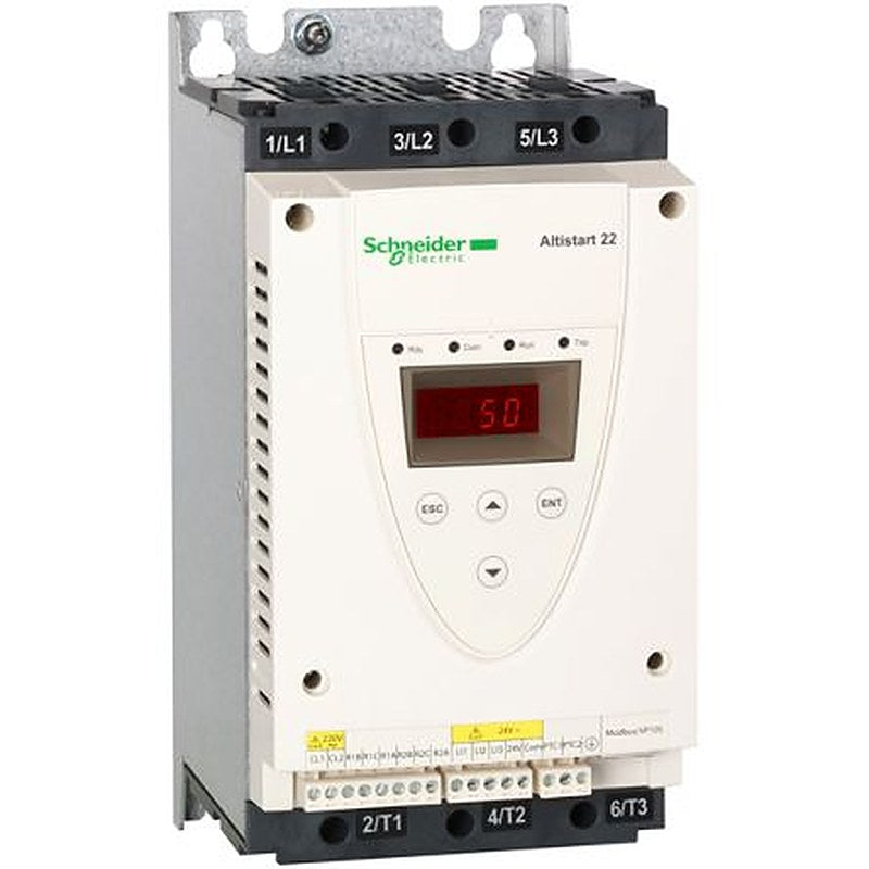 Schneider Electric Altistart 22 Soft Starter, Soft Start, 600V, 39 W, 3 Phase, IP20