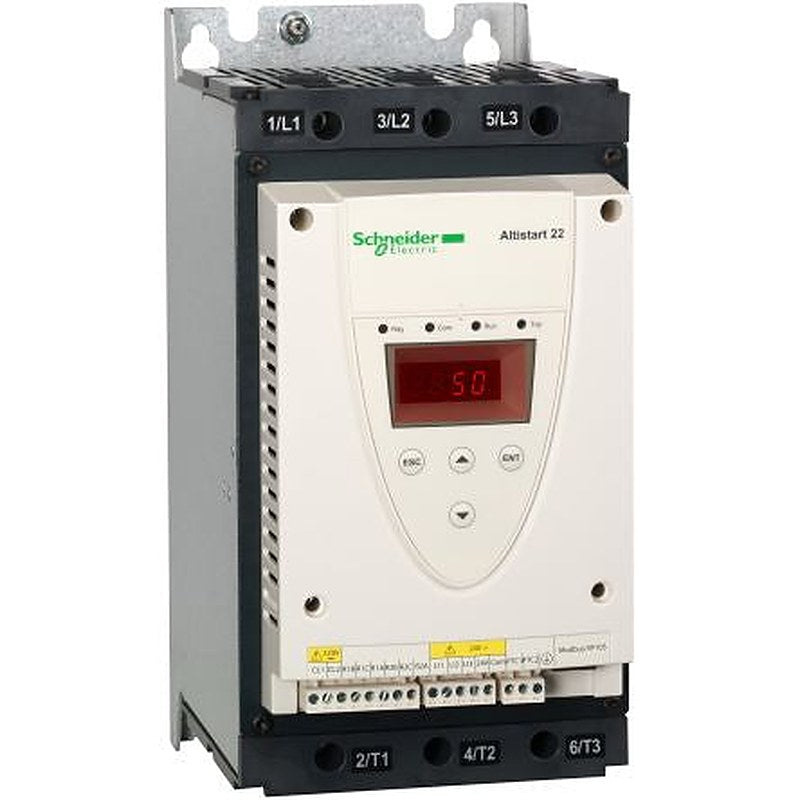 Schneider Electric ATS22 Soft Starter 660V, 20 HP, 3 Phase, IP20