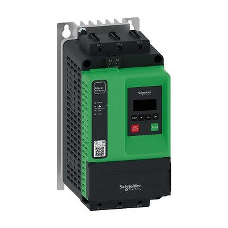 Soft starter, Altivar Soft Starter ATS430, 47A, 208 to 600V AC, control supply 110 to 230V AC (ATS430) is a Schneider Electric product. Designed for reliable performance and long service life. Available across Iraq — contact us for pricing and delivery options.