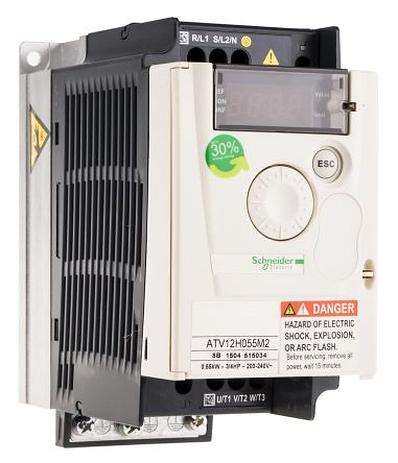 Schneider Electric Variable Speed Drive, 0.55 kW, 1 Phase, Altivar Series 480V 3.5 A