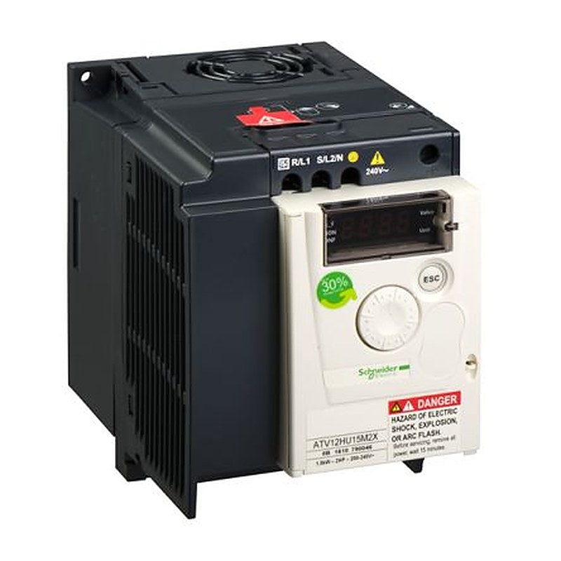 Schneider Electric Variable Speed Drive, 1.5 kW, 1 Phase, Altivar 12 Series 240V 7.5 A