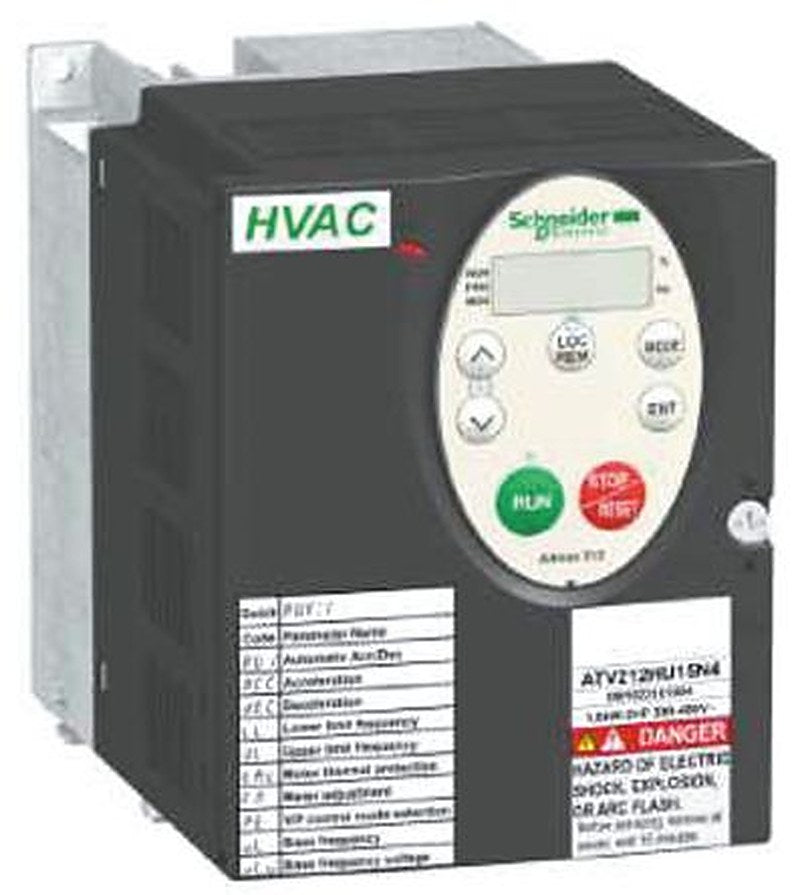 Schneider Electric Inverter Drive, 0.75 kW, 3 Phase, Altivar Series 528V 2.2 A