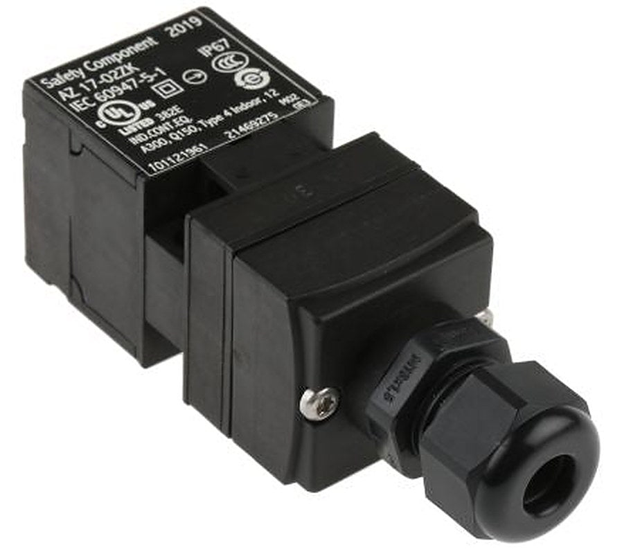 Schmersal AZ17 Safety Interlock Switch, Keyed, Fibreglass Reinforced Thermoplastic, Interlock