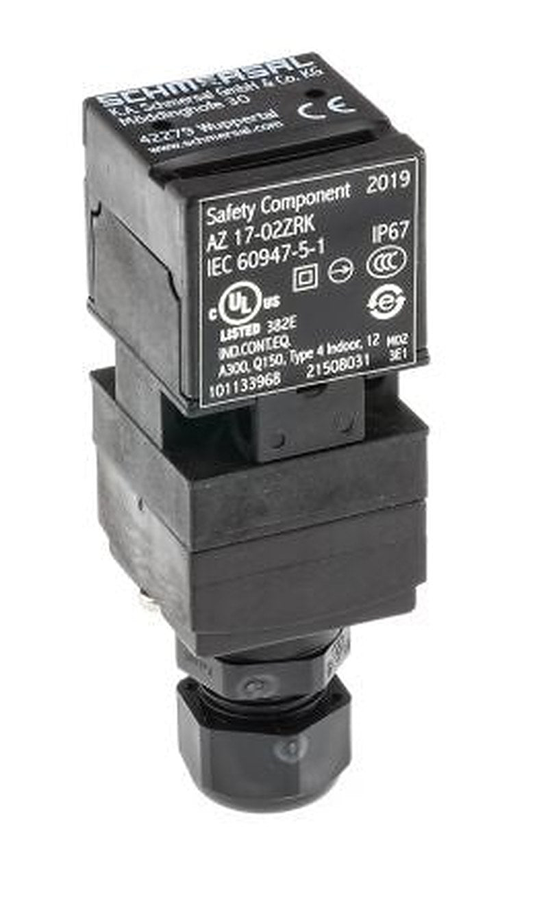 Schmersal AZ17 Safety Interlock Switch, Keyed, Fibreglass Reinforced Thermoplastic, Interlock