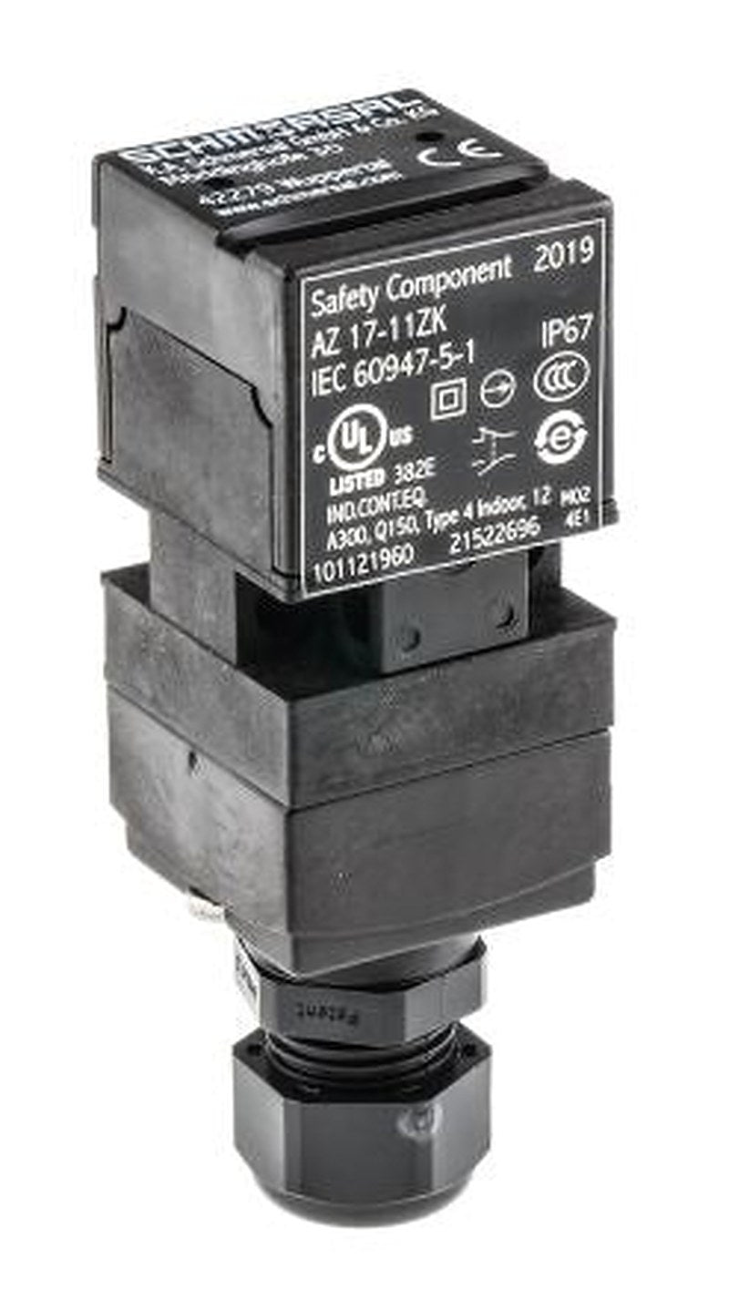 Schmersal AZ17 Safety Interlock Switch, Keyed, Fibreglass Reinforced Thermoplastic, Interlock