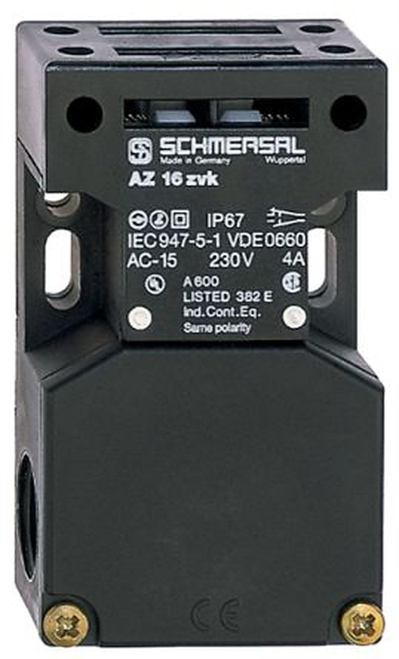 Schmersal AZ16 Safety Interlock Switch, Keyed, Fibreglass Reinforced Thermoplastic, Keyed