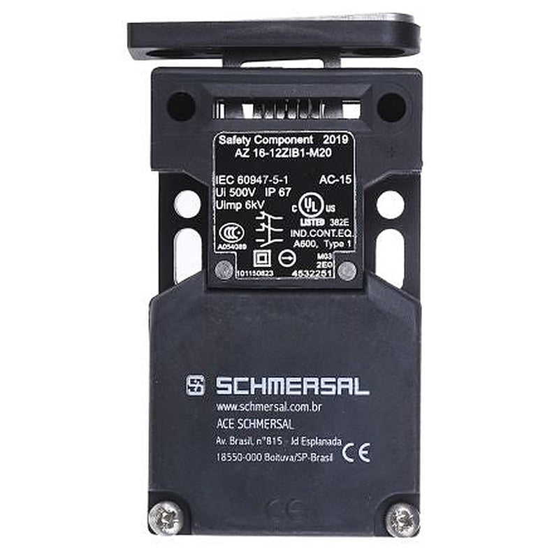 Schmersal AZ16 Safety Interlock Switch, Keyed Actuator Included, Fibreglass Reinforced Thermoplastic, Keyed