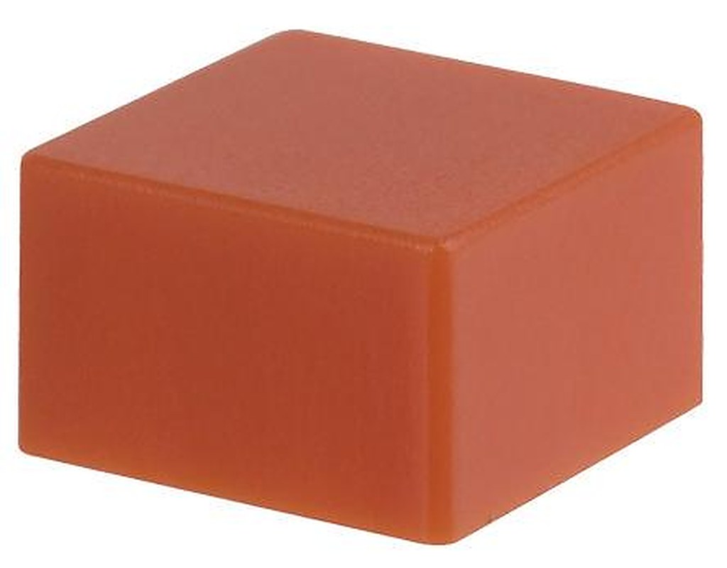 Omron Orange Tactile Switch Cap for Series B3W-4000, Series B3F-4000, Series B3F-5000, B32-1320