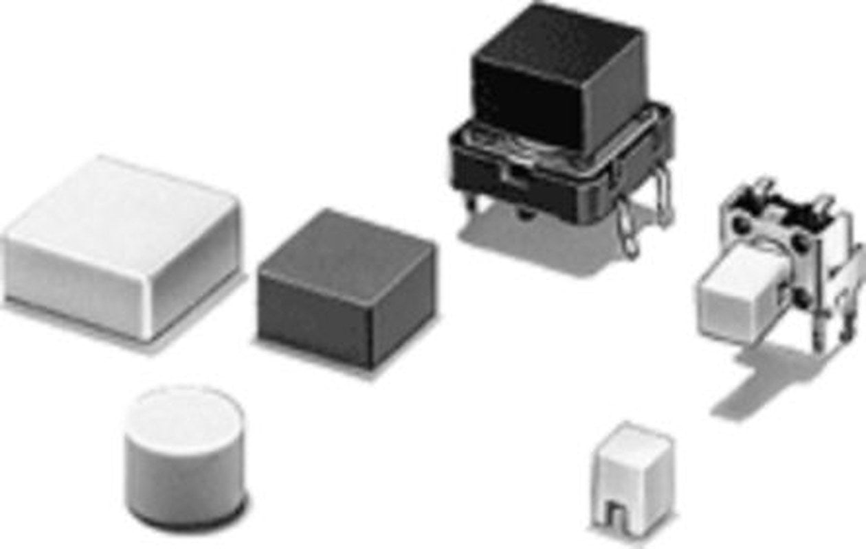 Omron Black Tactile Switch Cap for B3W series, B3F series, B3FS series, B32-2110