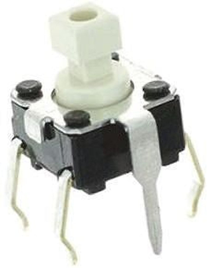 Omron IP00 Tactile Switch Plunger, 3.9 mm, SPST 50mA 24 V dc, Through Hole