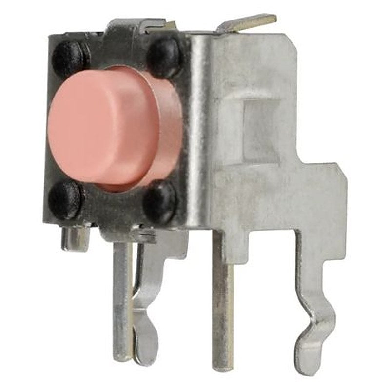 Omron IP00 Pink Tactile Switch Plunger, SPST 50mA 24 V dc, Through Hole
