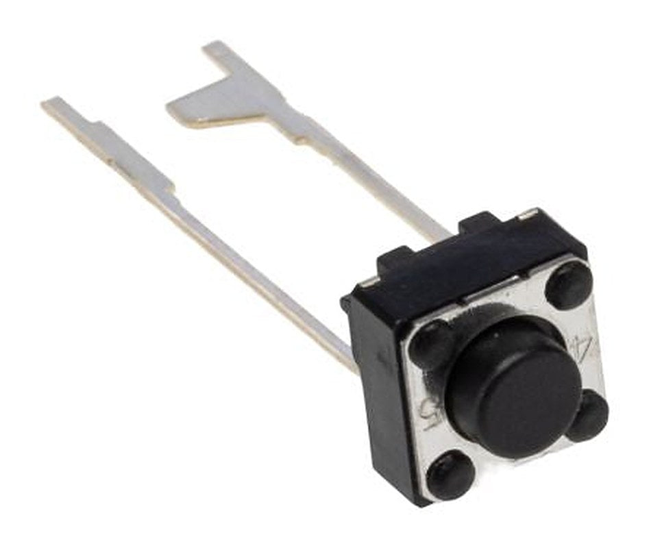 Omron Black Tactile Switch Plunger, 1.6 mm, SPST 50mA 24 V dc, Through Hole