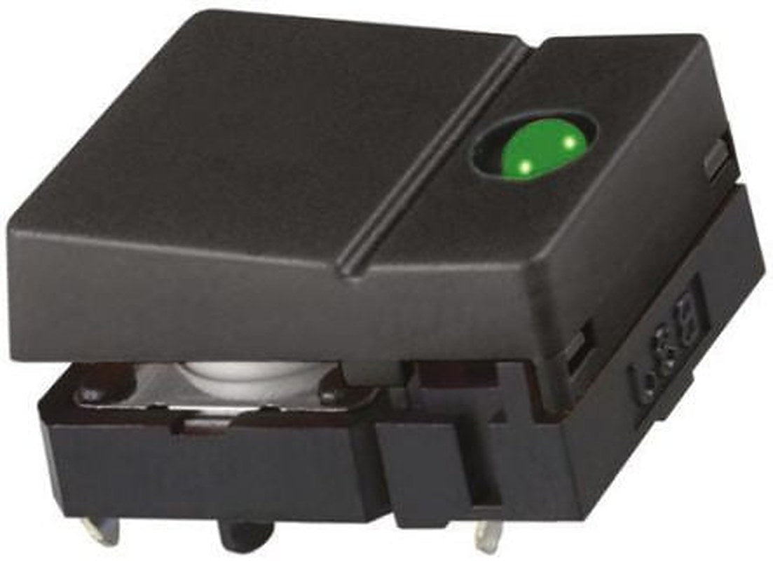 Omron Black Tactile Switch Button, 6.8 mm, SPST 50mA 24 V dc, Through Hole
