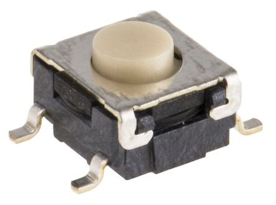 Omron Tactile Switch Button, 0.8 mm, SPST 50mA 24 V dc, Through Hole