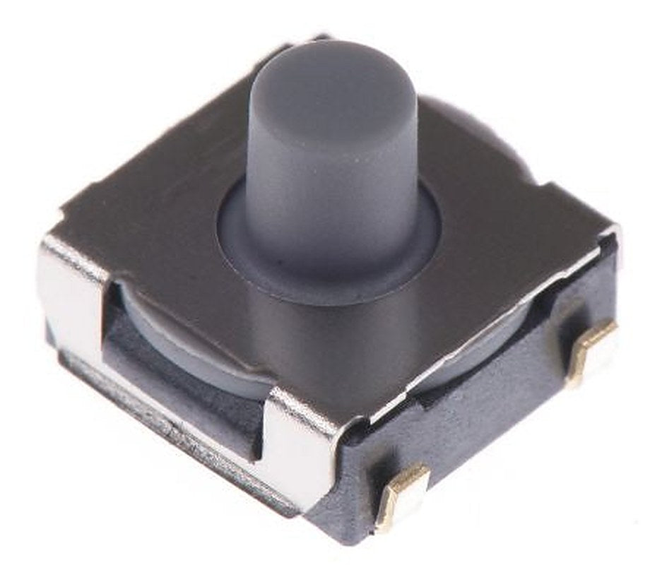 Omron IP67 Blue Tactile Switch Tactile, 2.6 mm, SPST 50mA 24 V dc, Through Hole