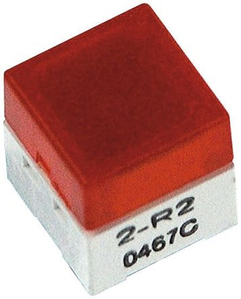 Omron IP00 Red Tactile Switch Cap, SPST-NO 50mA 24 V dc, PCB