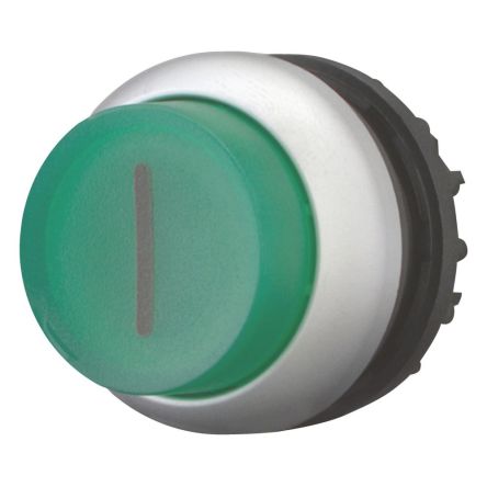 Eaton RMQ Titan M22 Series Green Maintained Push Button Head, 22 mm Cutout, IP69K