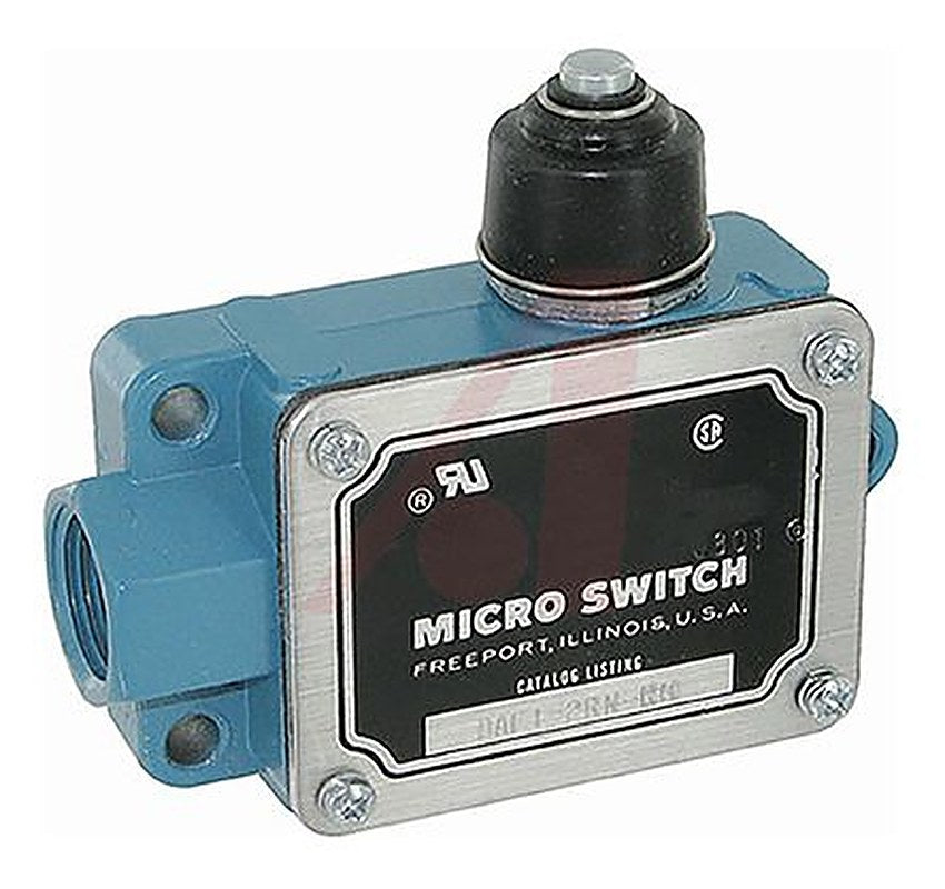 Honeywell BAF Series Plunger Limit Switch, SPDT, IP3, IP4, Zinc Die Cast Housing, 480V ac, 20A