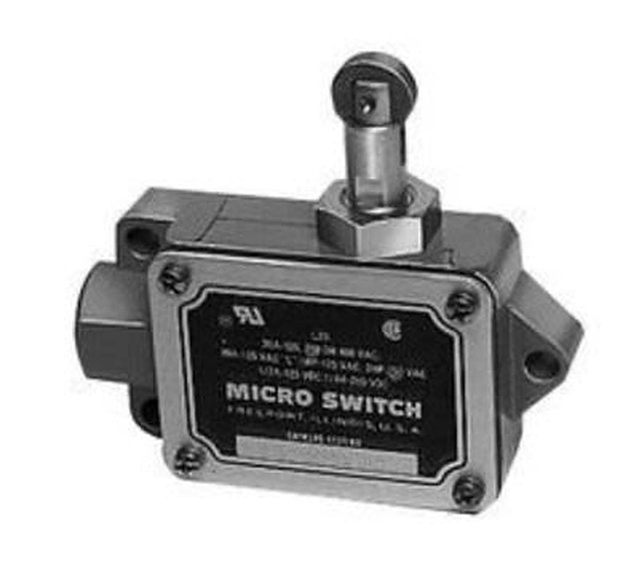 Honeywell BAF/DTF Series Roller Plunger Limit Switch, SPDT, IP3, Zinc Die Cast Housing, 480V ac, 20A