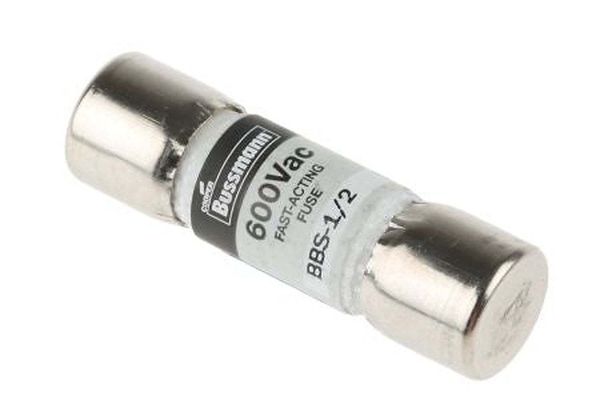 Eaton 500mA F Fibreglass Cartridge Fuse, 10 x 35 mm