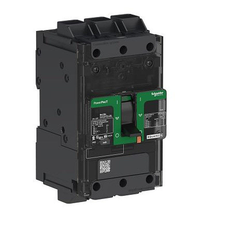 Schneider Electric, PowerPact B, PowerPact Circuit Breaker 3-Pole 35A, Breaking Capacity 18 kA, Clip-on