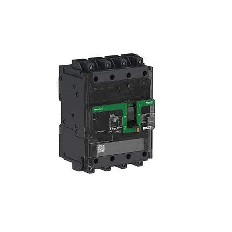 Schneider Electric, PowerPact B, PowerPact Circuit Breaker 4-Pole 35A, Breaking Capacity 18 kA, Clip-on