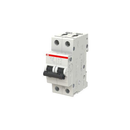 ABB System Pro M Compact S200 Miniature Circuit Breaker, 1-Pole, 1.6A, Type C, 400V ac AC, 6 kA Breaking Capacity