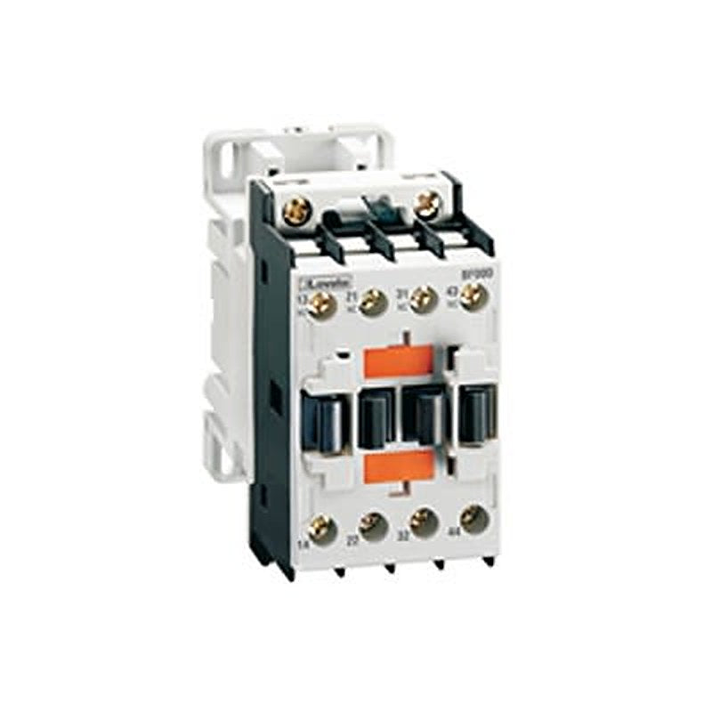 Lovato Auxiliary Contact, 4 Contact, 2 NO/2 NC, BF00, DIN Rail, 10 A, BF0022L048
