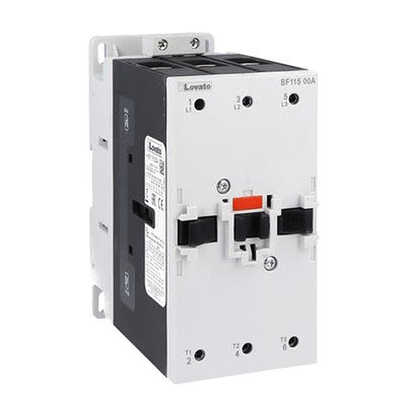 Lovato BF115 Contactor, 24V ac Coil, 3-Pole, 115 A, 110 kW, 690V