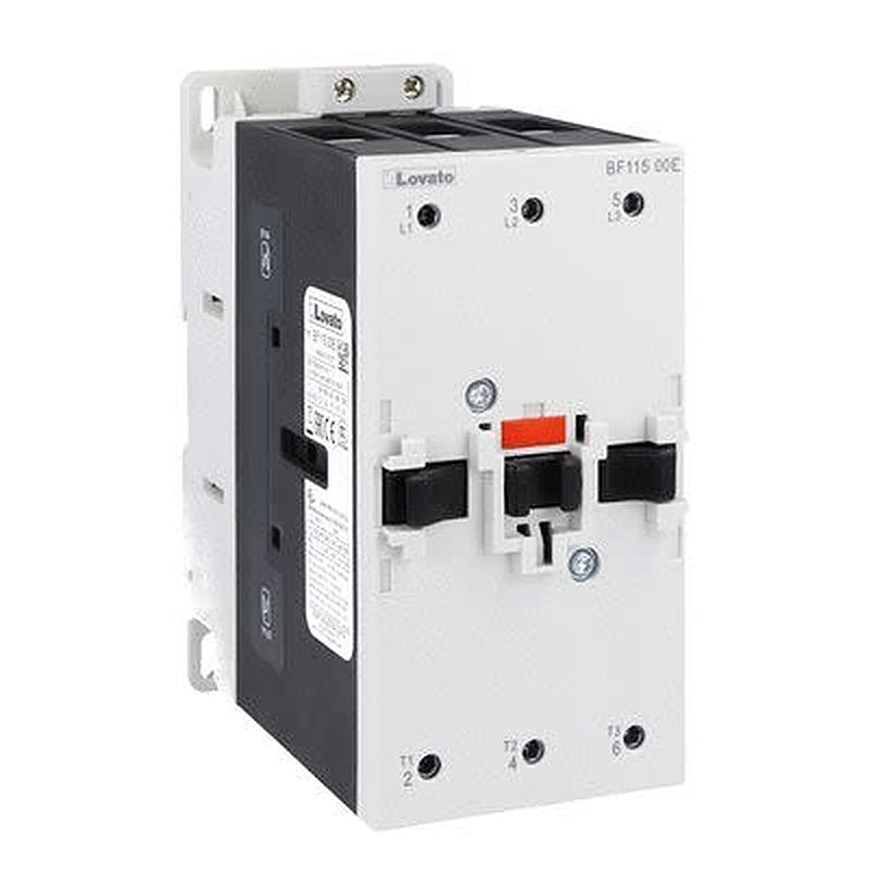 Lovato BF115 Contactor, 110V ac/dc Coil, 3-Pole, 115 A, 110 kW, 690V