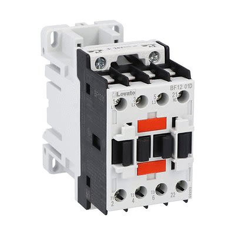 Lovato BF12 Contactor, 125V dc Coil, 3-Pole, 32 kW, 1 NC, 690V