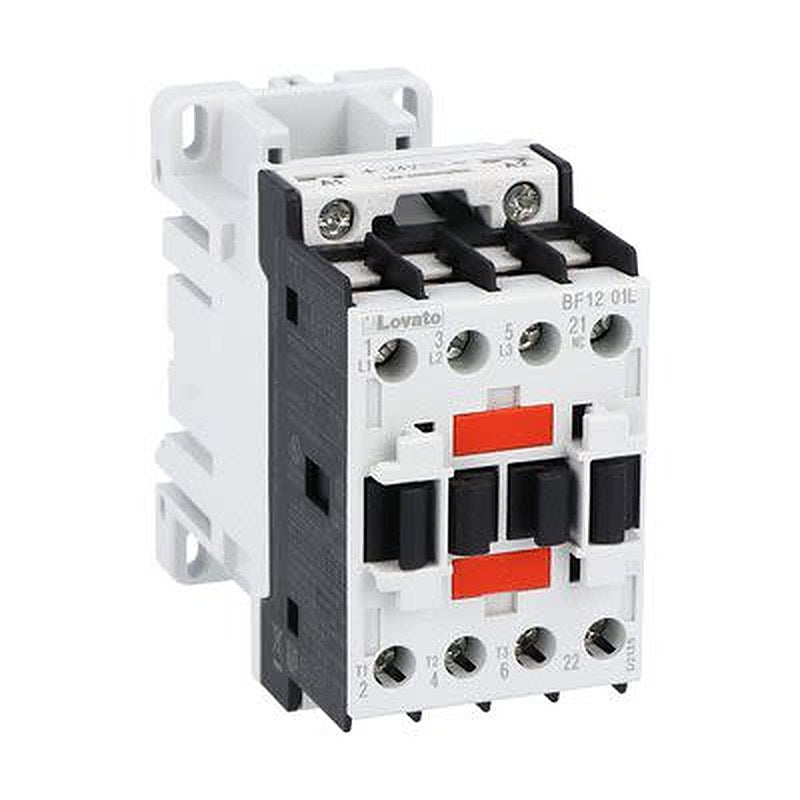 Lovato BF12 Contactor, 48V Coil, 3-Pole, 12 A, 5 kW, 1 NC, 690V