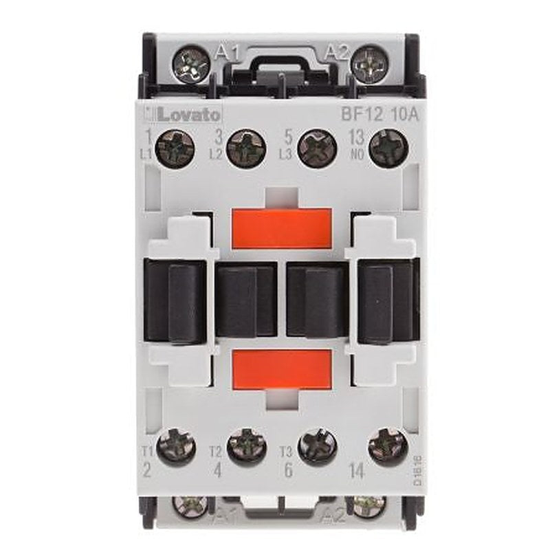 Lovato BF Contactor, 400V ac Coil, 3-Pole, 12 A, 5.5 kW 400V ac, 3 NO, 440V ac