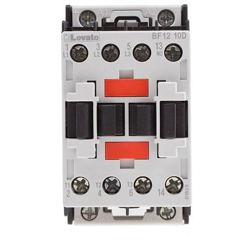 Lovato BF Contactor, 24V dc Coil, 3-Pole, 12 A, 5.5 kW 24V dc, 3 NO, 440V ac