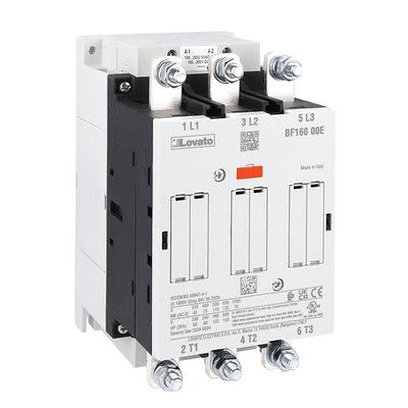Lovato BF160 Contactor, 100V ac/dc, 250 V ac/dc Coil, 3-Pole, 90 kW, 1kV