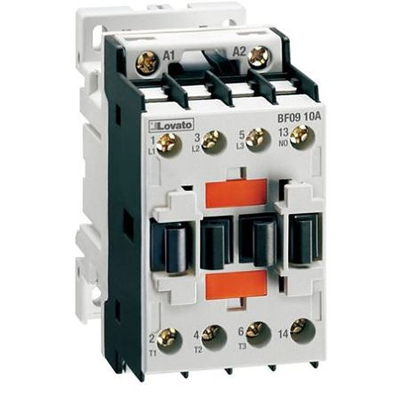 Lovato Contactor, 24V ac Coil, 3-Pole, 18 A, 10 kW 24V ac, 1 NC