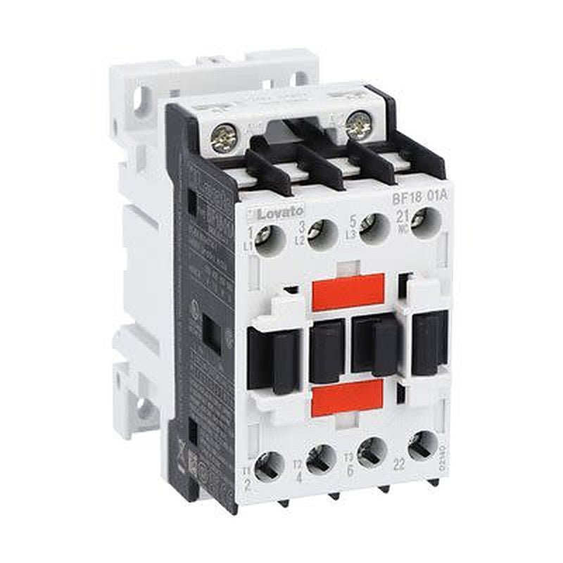 Lovato BF18 Contactor, 48V ac Coil, 3-Pole, 18 A, 36 kW, 1 NC, 690V