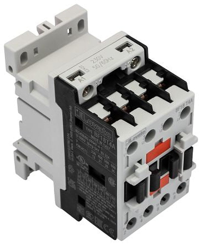 Lovato BF Contactor, 230V ac Coil, 4-Pole, 32 A, 7.5 kW 230V ac, 4 NO, 660 V dc, 690V ac
