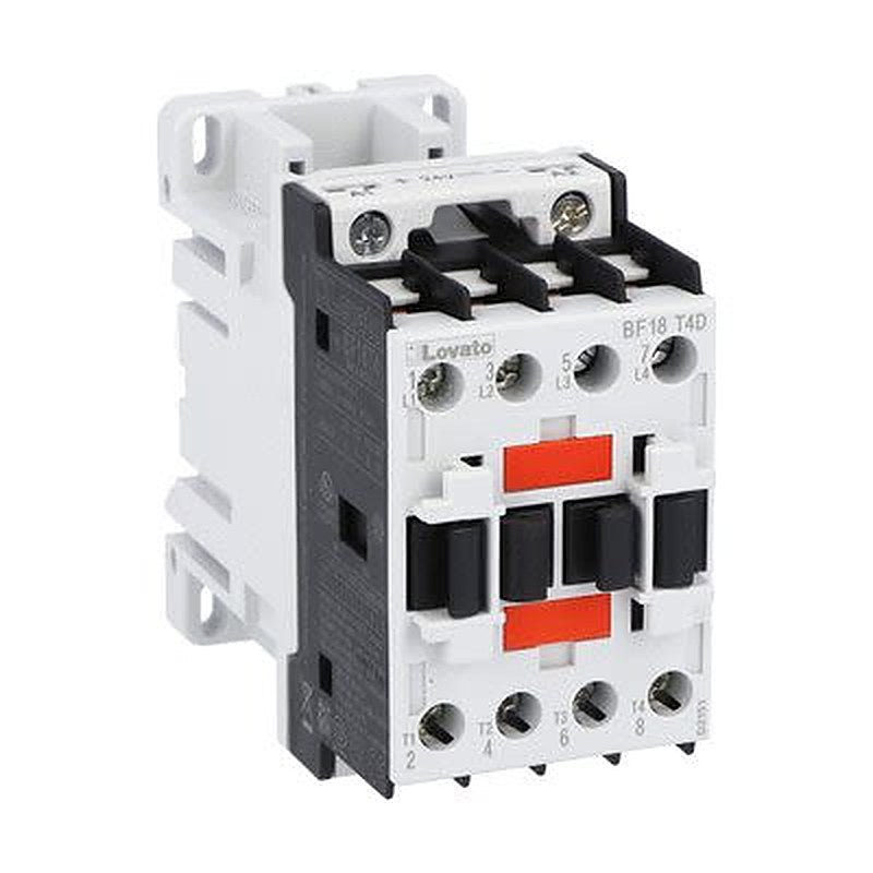 Lovato BF18 Contactor, 125V Coil, 4-Pole, 32 A, 36 kW, 690V