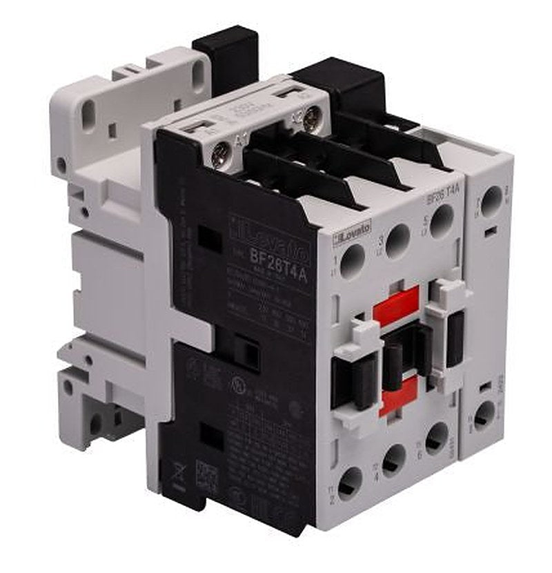 Lovato BF Contactor, 230V ac Coil, 4-Pole, 45 A, 13 kW 230V ac, 4 NO, 660 V dc, 690V ac