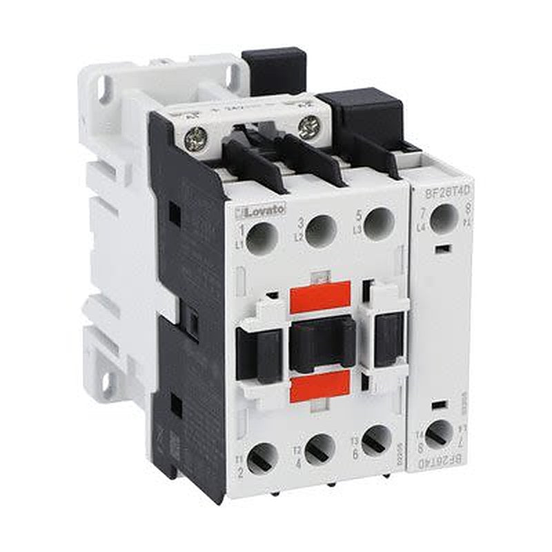 Lovato BF26 Contactor, 110V dc Coil, 4-Pole, 45 A, 51 kW 110V dc, 690V