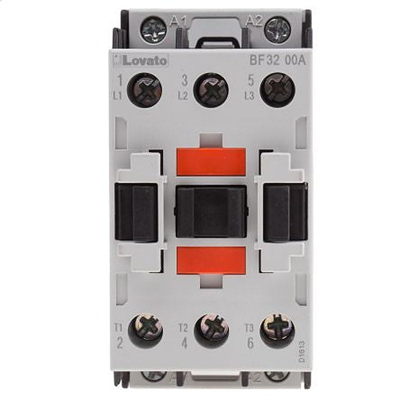 Lovato BF Contactor, 400V ac Coil, 3-Pole, 32 A, 15 kW, 3 NO, 440V ac