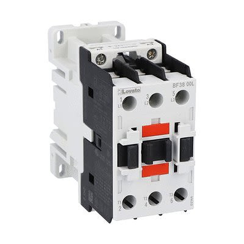 Lovato BF38 Contactor, 48V dc Coil, 3-Pole, 38 A, 22 kW, 690V