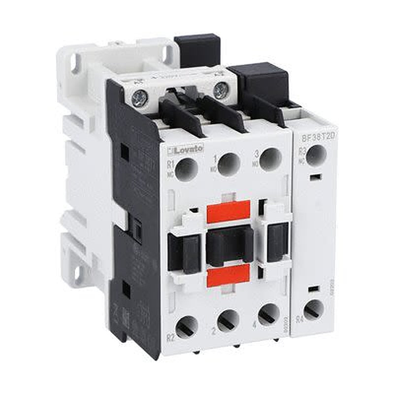 Lovato BF38 Contactor, 60V Coil, 4-Pole, 56 A, 62 kW, 2 NO/2 NC, 690V