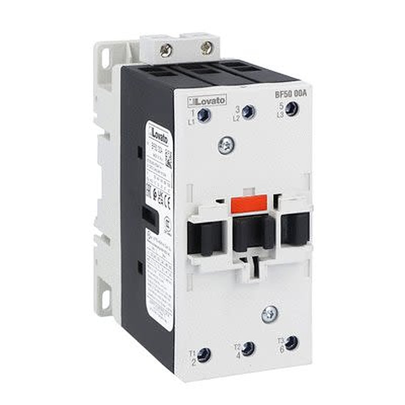 Lovato BF50 Contactor, 120V ac Coil, 3-Pole, 50 A, 30 kW, 690V