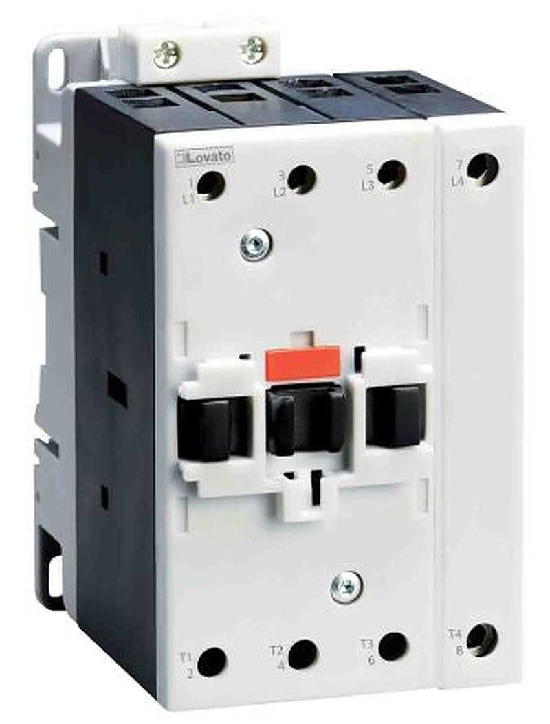 Lovato BF Contactor, 400V ac Coil, 4-Pole, 90 A, 22 kW 400V ac, 4 NO, 660 V dc, 690V ac