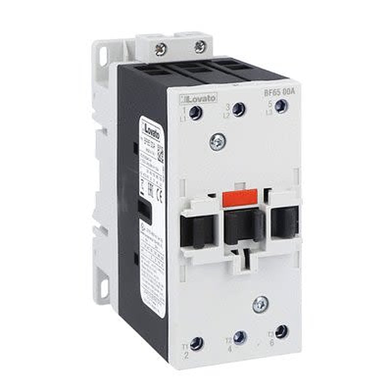 Lovato BF65 Contactor, 24V ac Coil, 3-Pole, 65 A, 45 kW, 690V