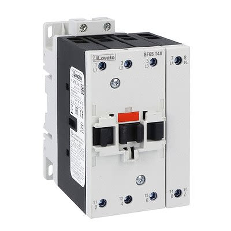 Lovato BF65 Contactor, 110V ac Coil, 4-Pole, 100 A, 114 kW, 4 NO, 690V