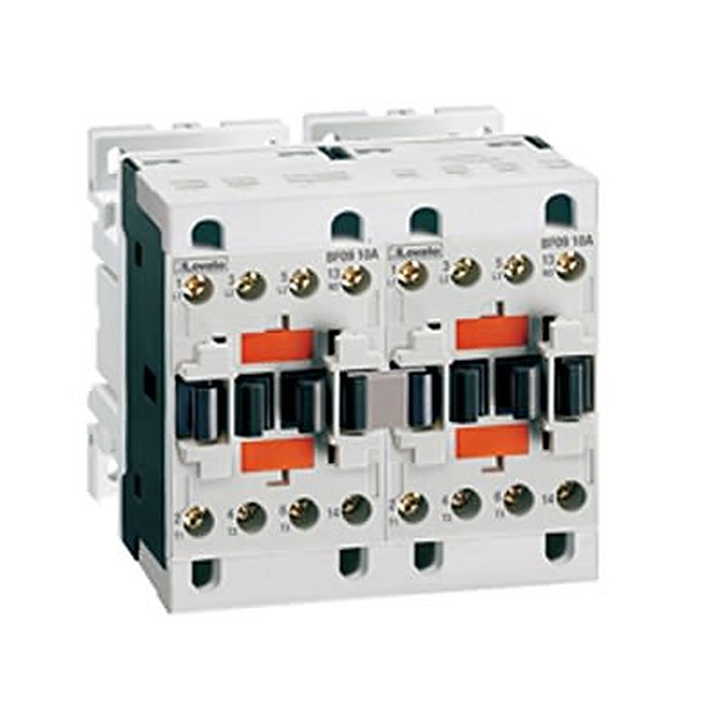 Lovato BFA012 Reversing Contactor, 110V Coil, 3-Pole, 12 A, 10 kW, 1 NC, 690V